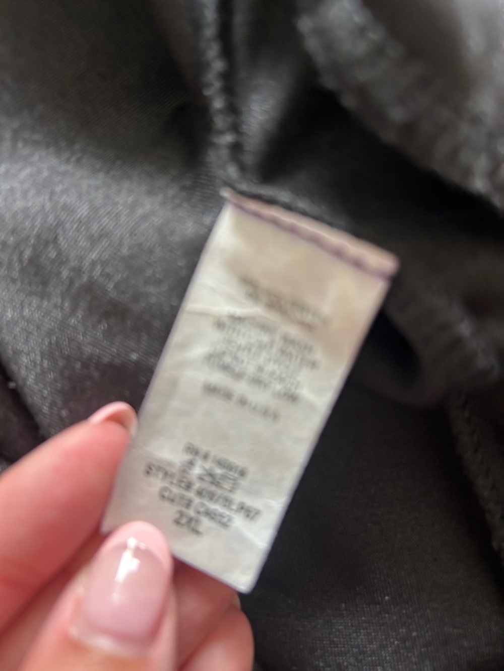 Velvet Lounge Pants - Shiny Black - Picture 2 of 2